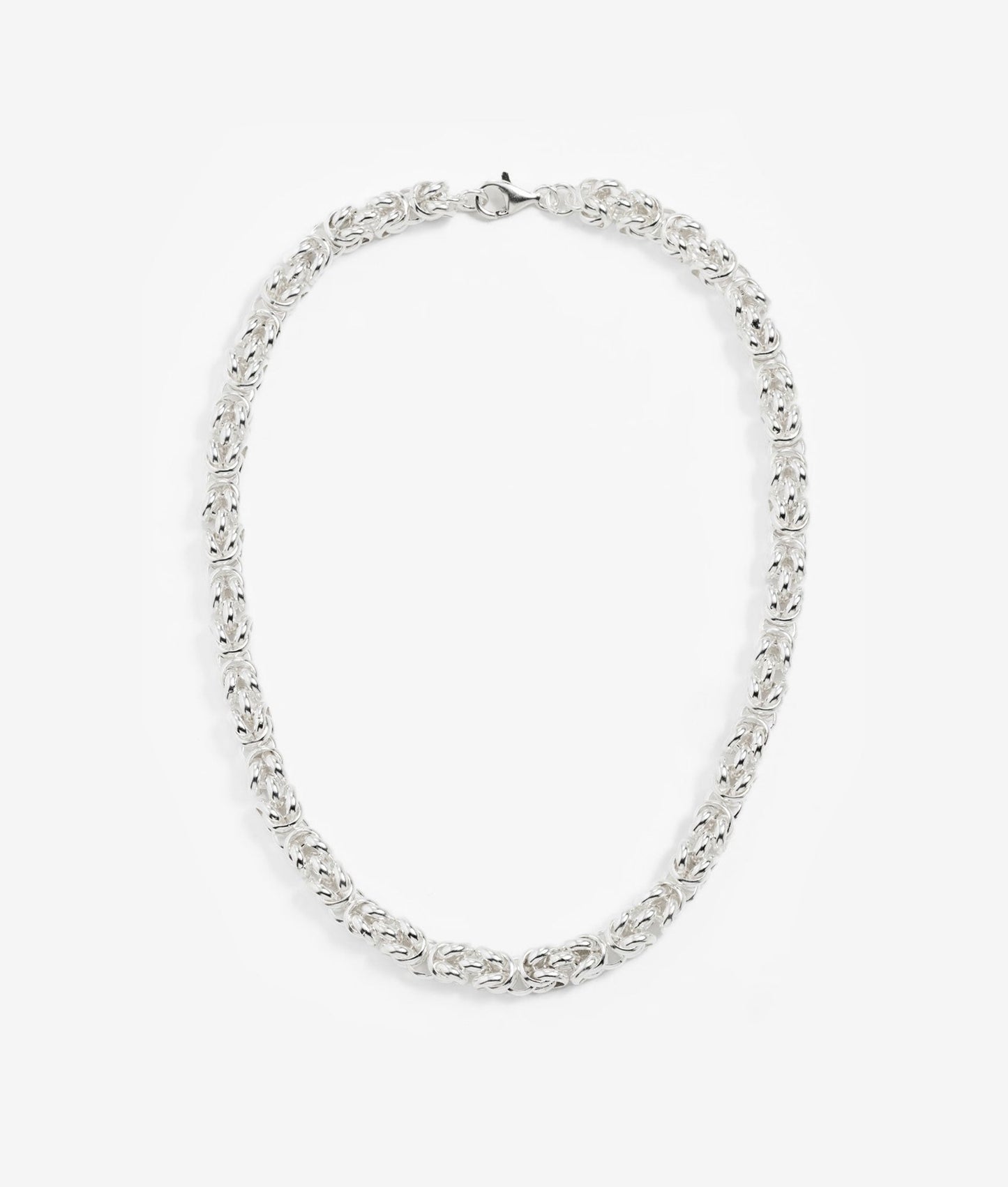 Fed og elegant halskæde med tykke kæder